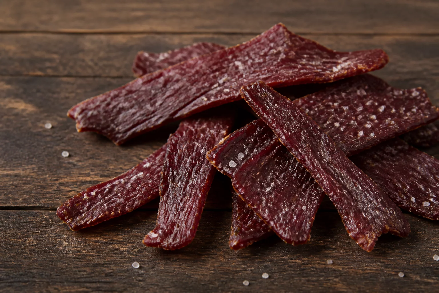 Classic Salted Jerky cured with mineral rich sea salt