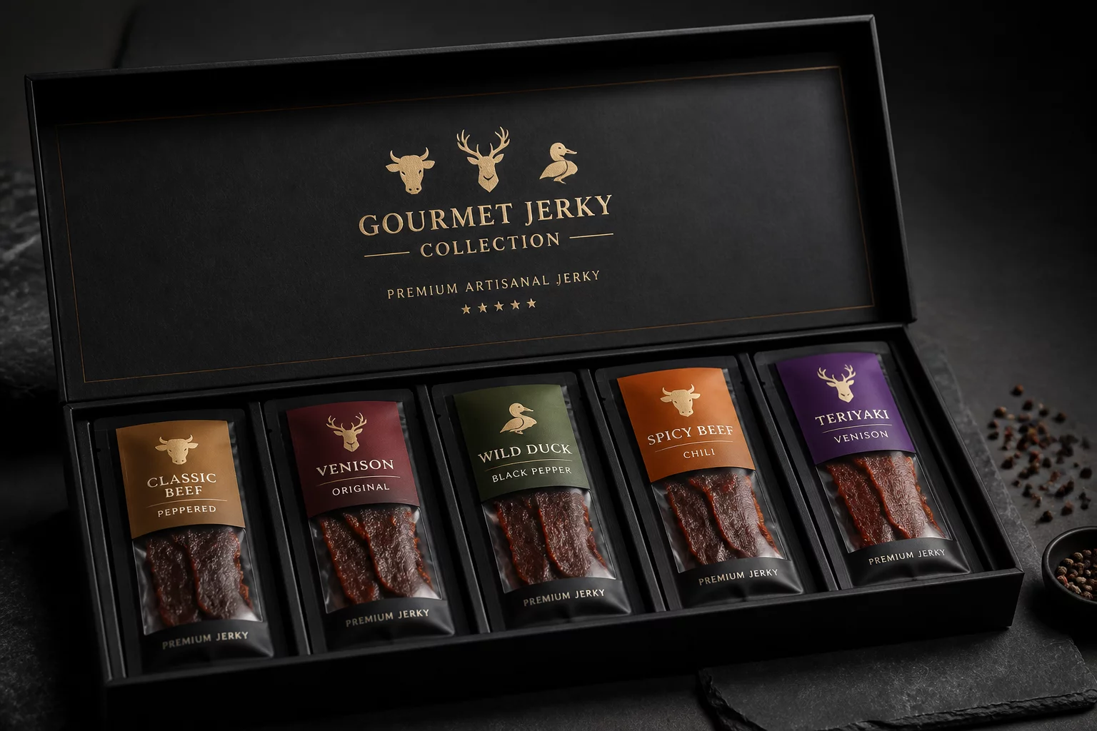 Gourmet Jerky Collection Showcase